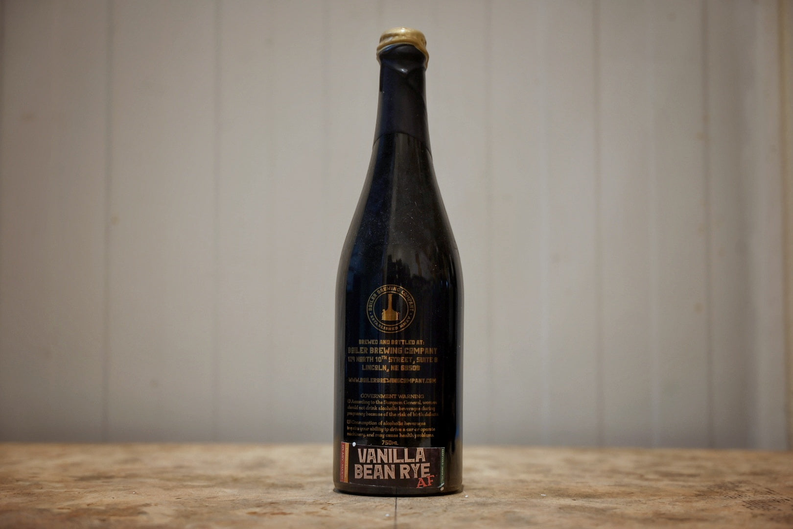 Boiler - Vanilla Bean Rye AF (March 2021) 750ml