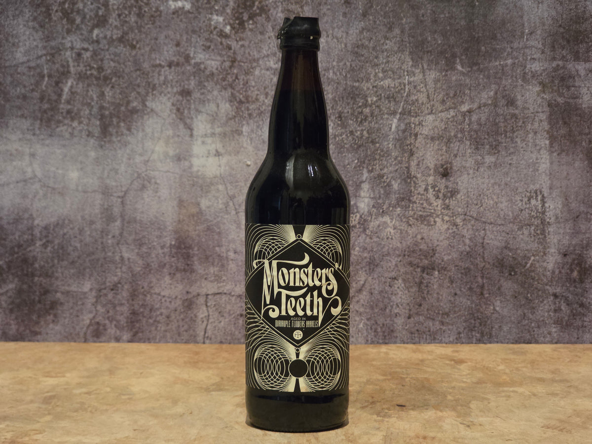 Modern Times - Monster's Teeth aged in Quadruple Flowers Barrels