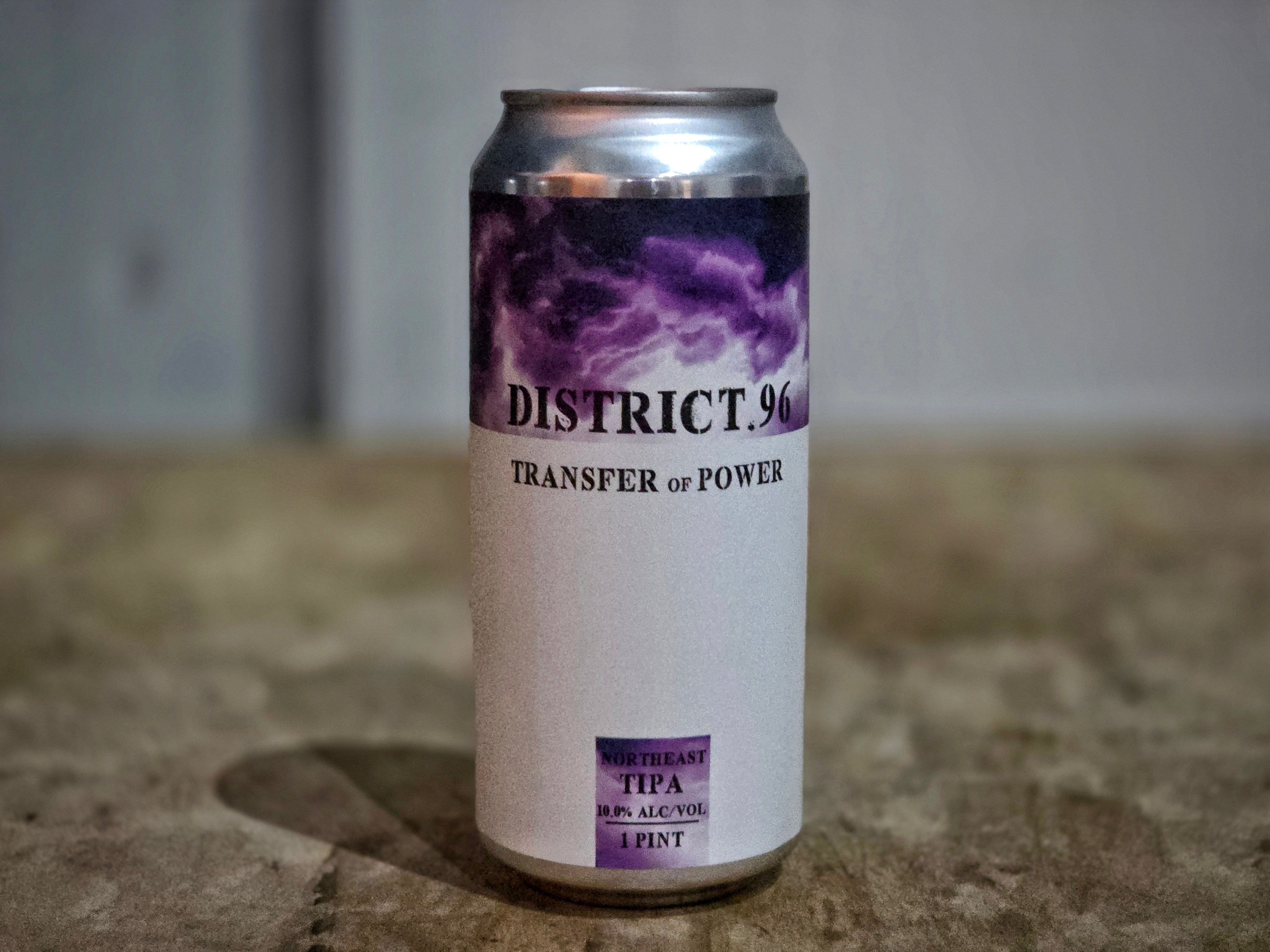 District 96 - Transfer Of Power