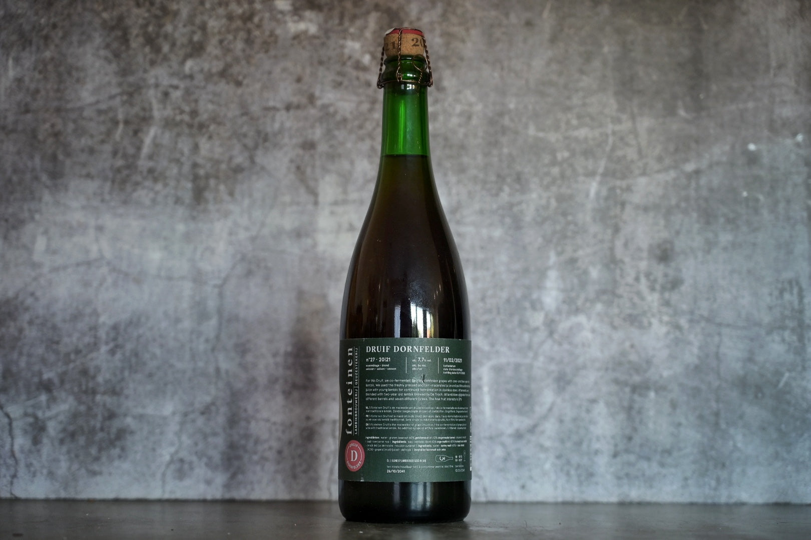 3 Fonteinen Druif Dornfelder (season 2021) Blend No. 27 - addicted2craftbeer