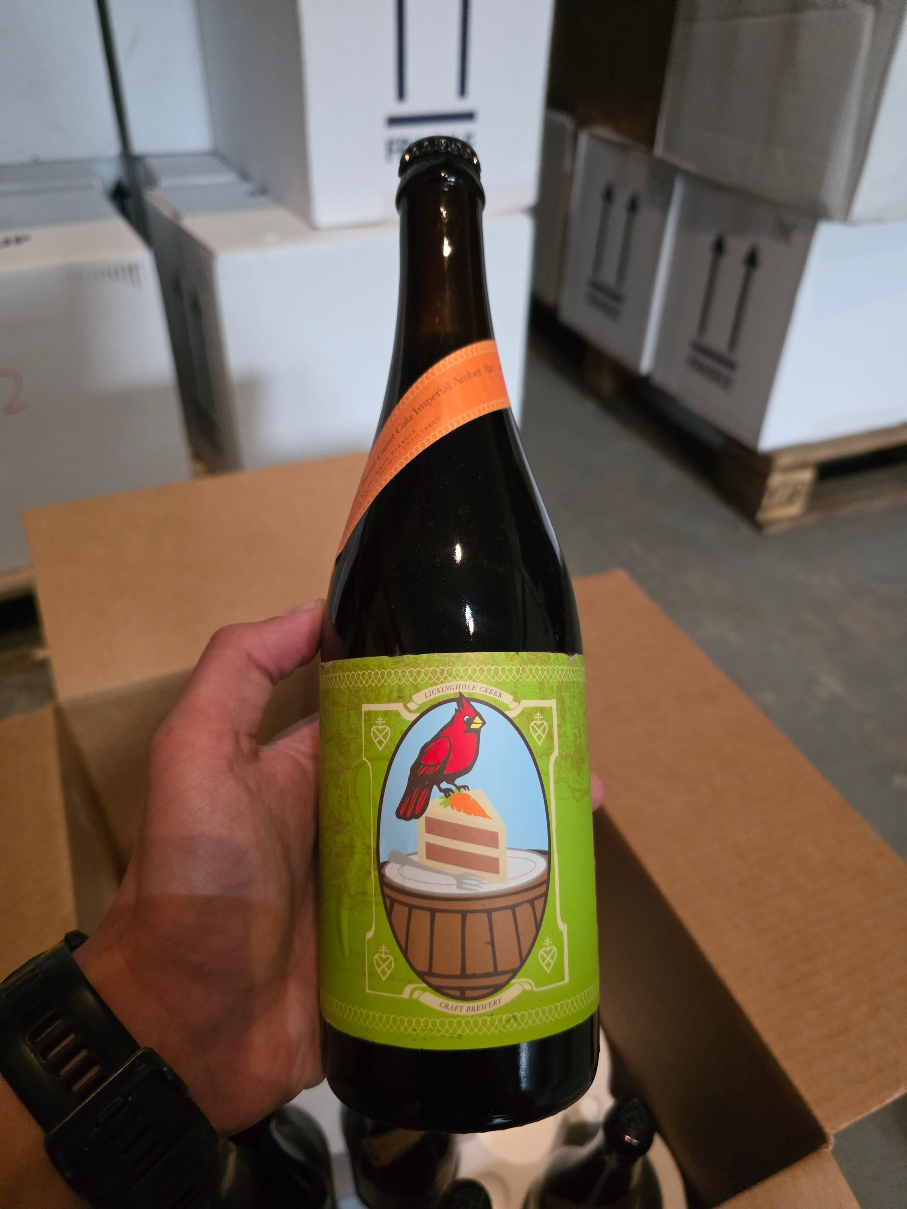 Lickinghole Creek - Bourbon Barrel Carrot Cake 2016