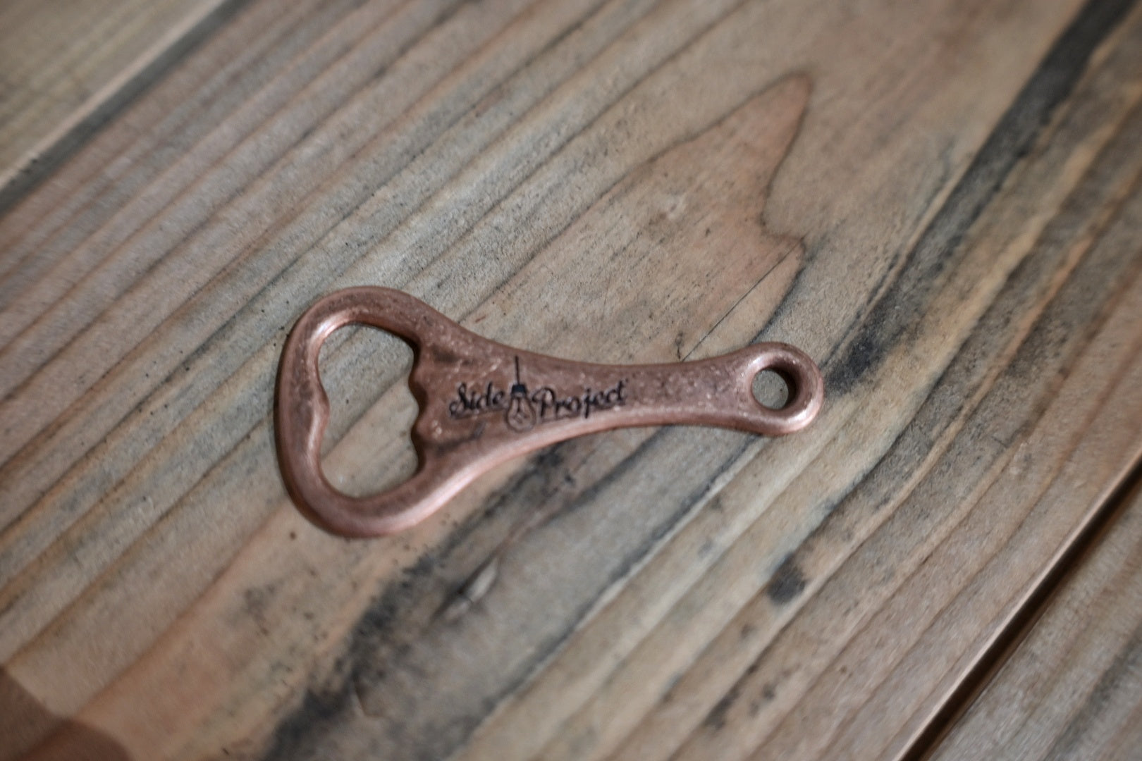 Side Project Keychain Opener Copper
